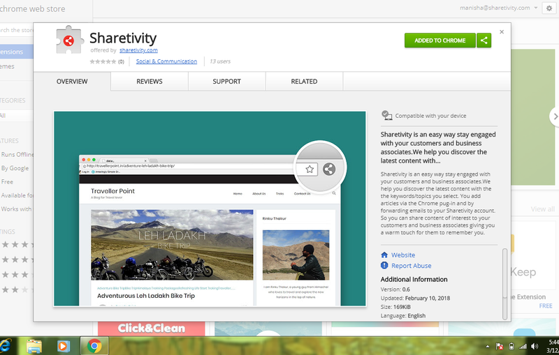 Illustration for article titled Sharetivity chrome extensions
